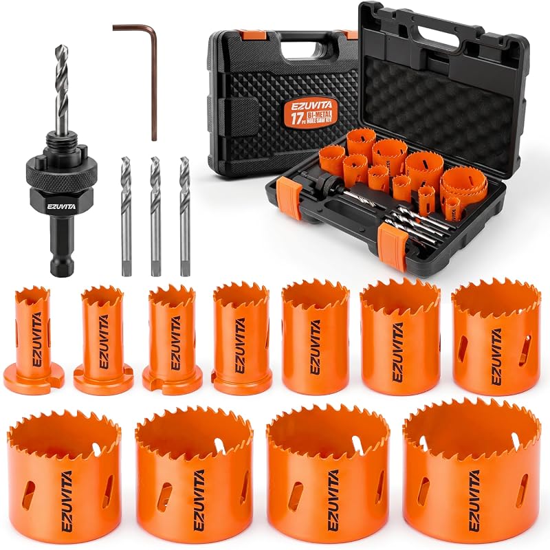 17-Piece Bi-Metal Hole Saw Kit