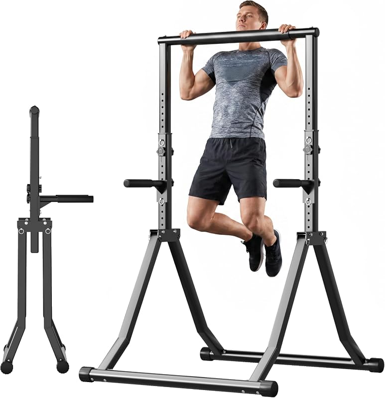 Foldable Power Tower Dip Station