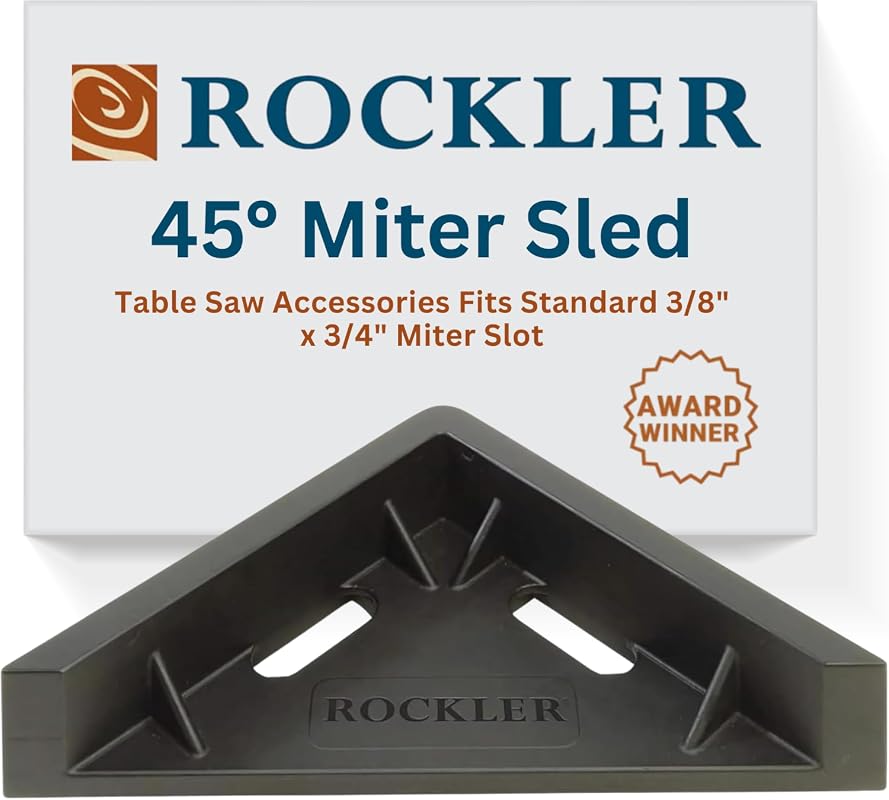 Rockler 45 Degree Miter Sled