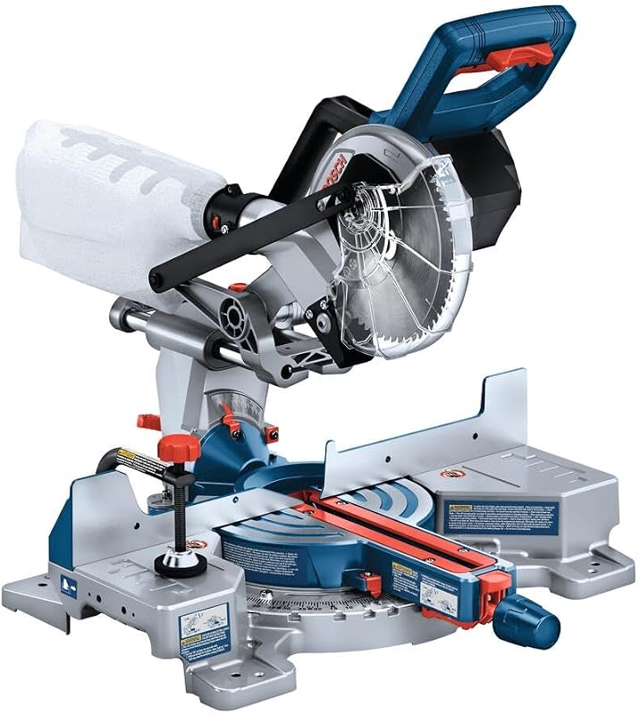 BOSCH PROFACTOR 18V 7-1/4 In. Cordless Single-Bevel Slide Miter Saw fo