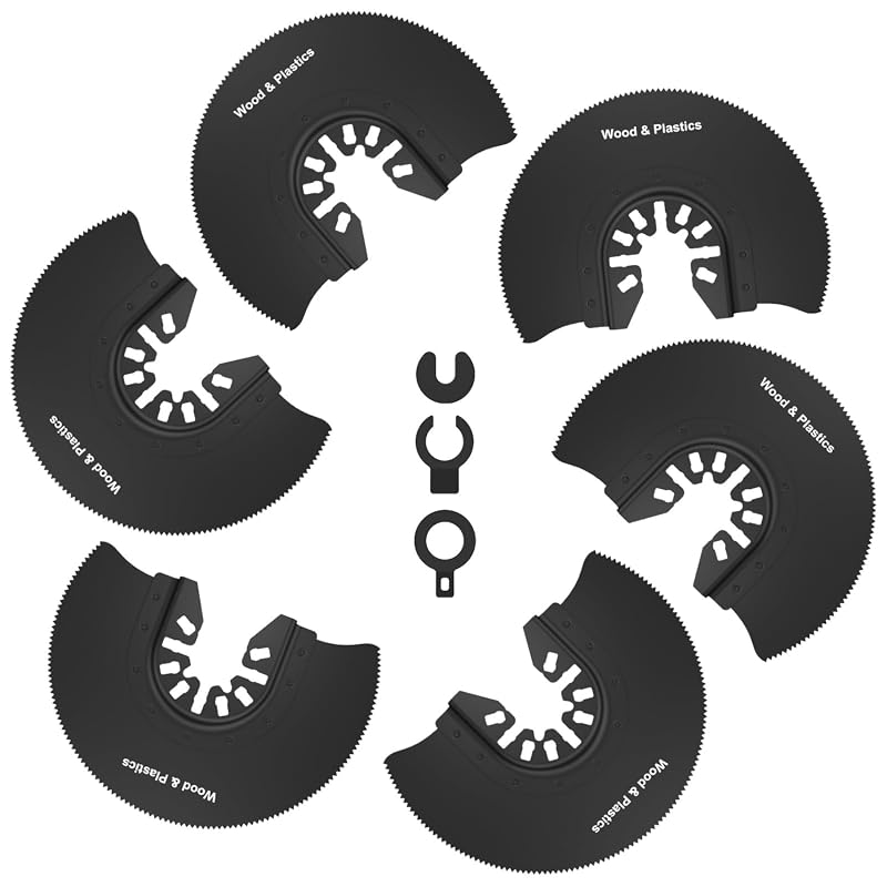6-Piece Oscillating Saw Blade Set